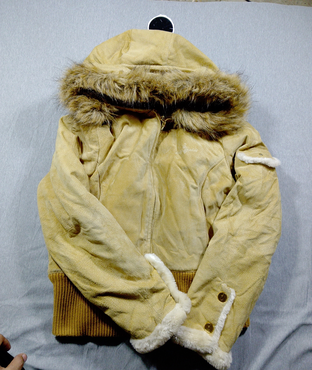 ベビーペット フェイクファーライティッドパーカ