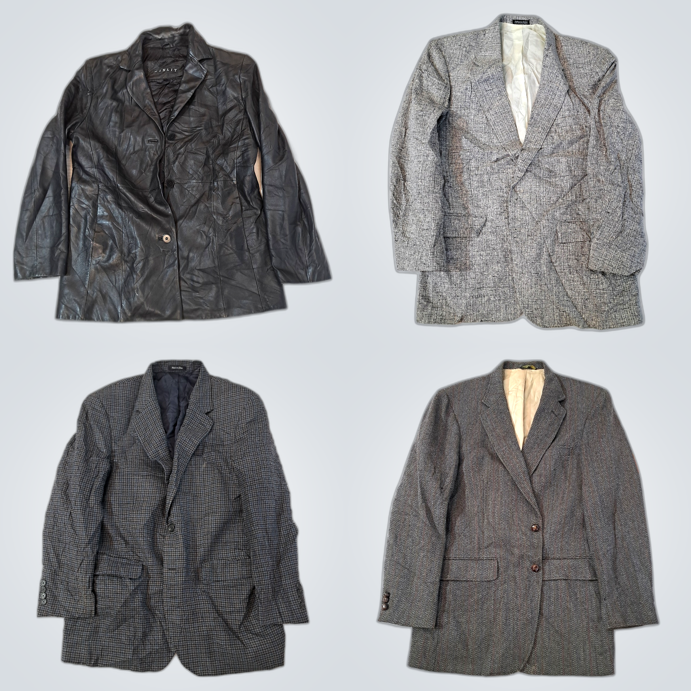 Blazer Bundle - 7 Piece Gray & Black Mix, Panto Ho..
