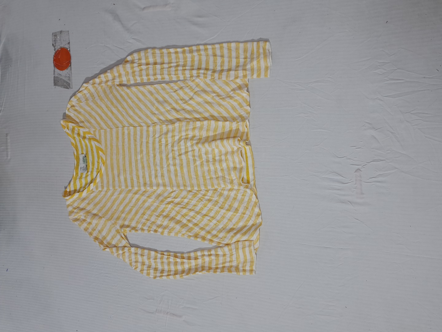 Yellow Striped Long Sleeve Shirt
