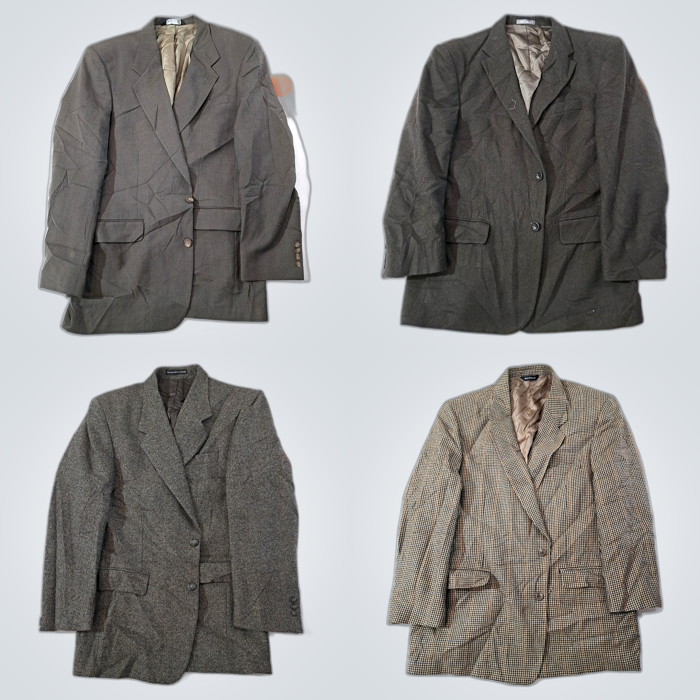 Bundle de Blazer 7pcs Grise Herringbone Houndstoot..