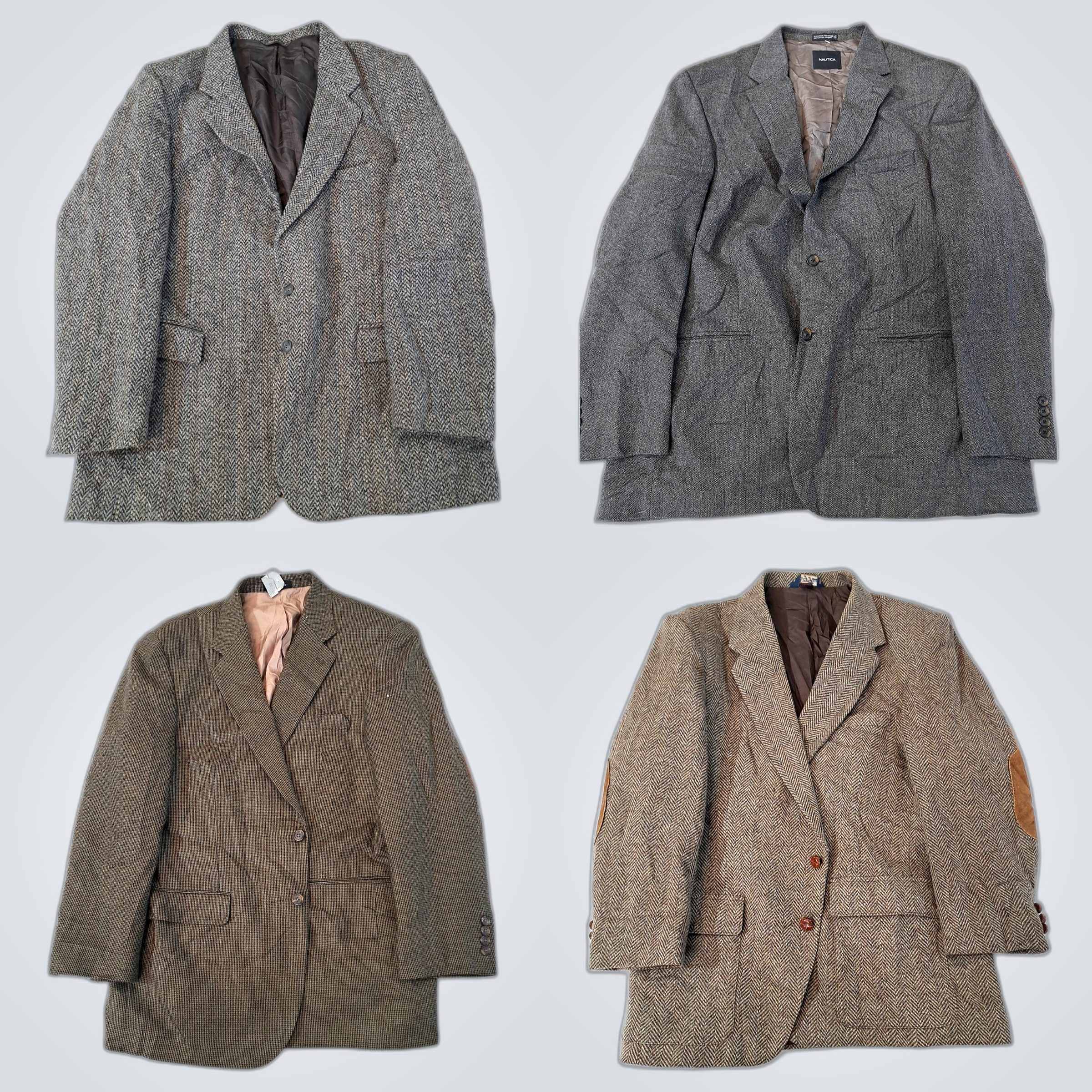 Nautica Blazer Bundle 7pcs Gray Brown Mix Blazers ..