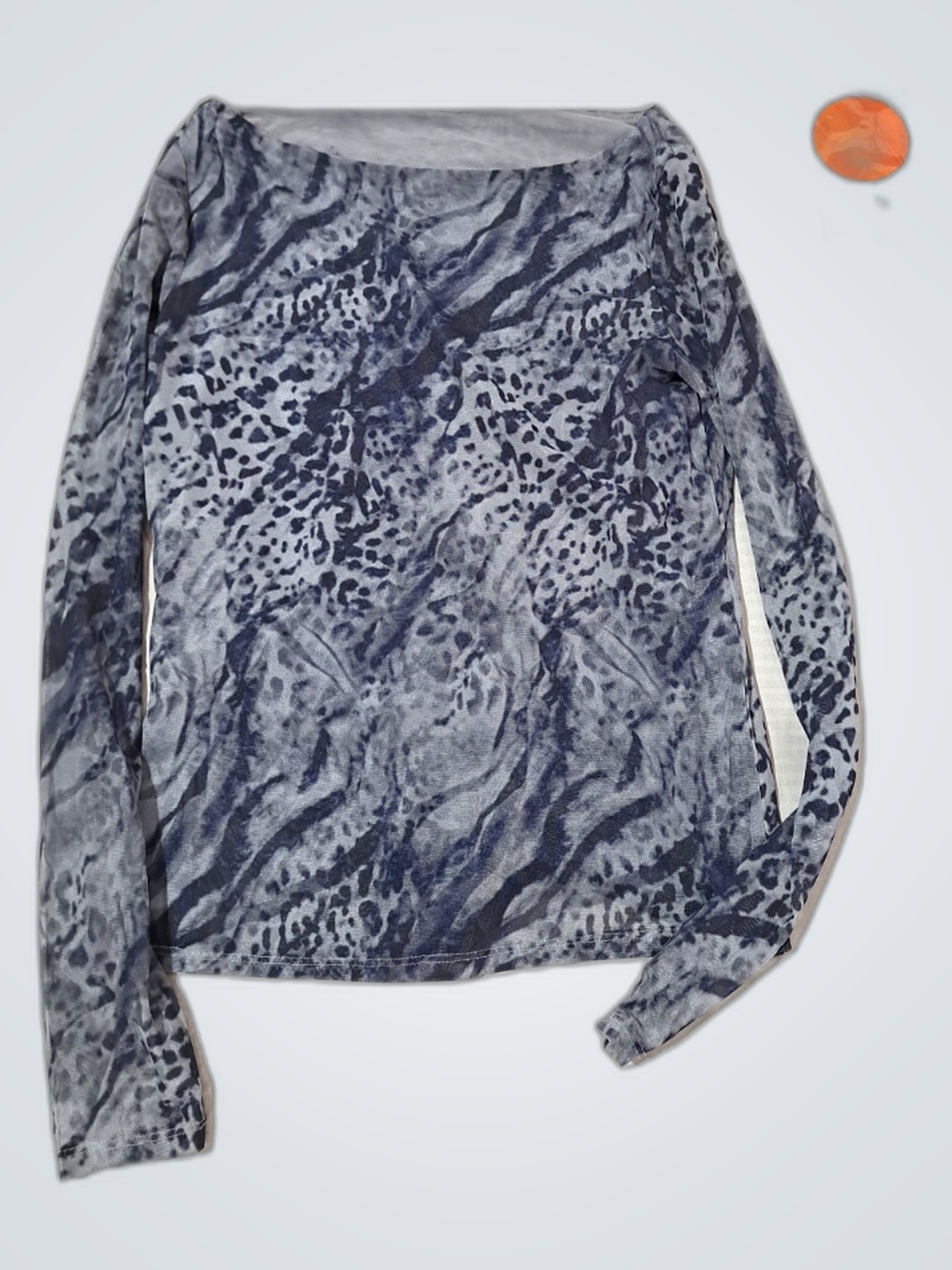 Top à manches longues imprimé animal