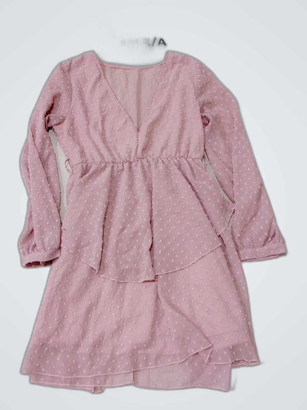 Pink Long-Sleeve Dress