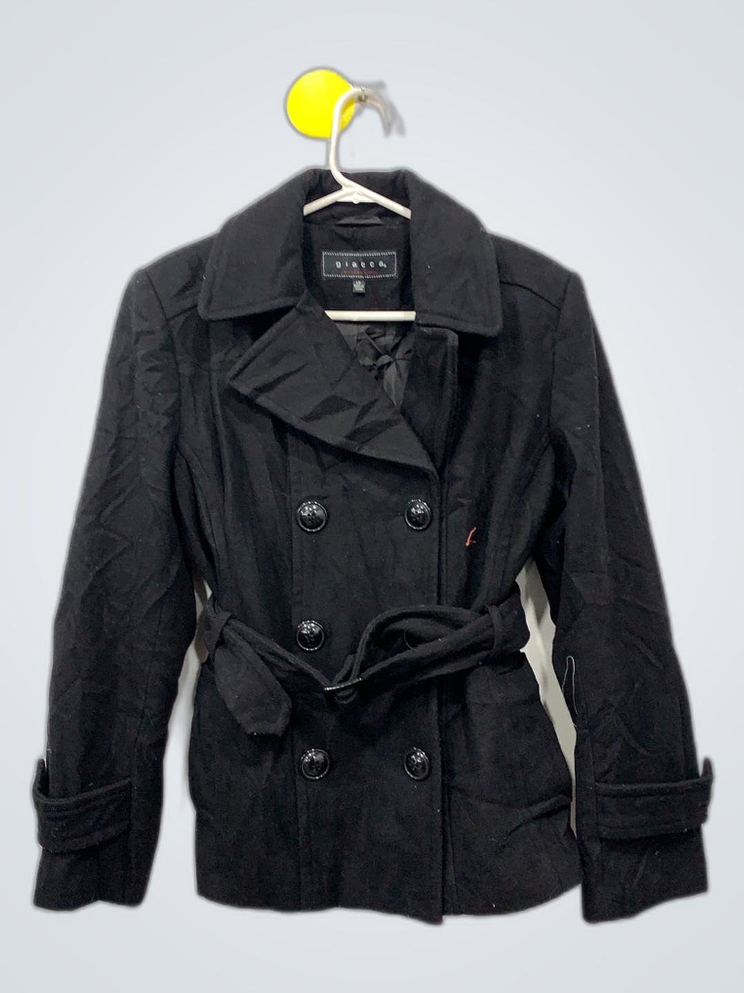 Giacca Women's Black Trench Coat