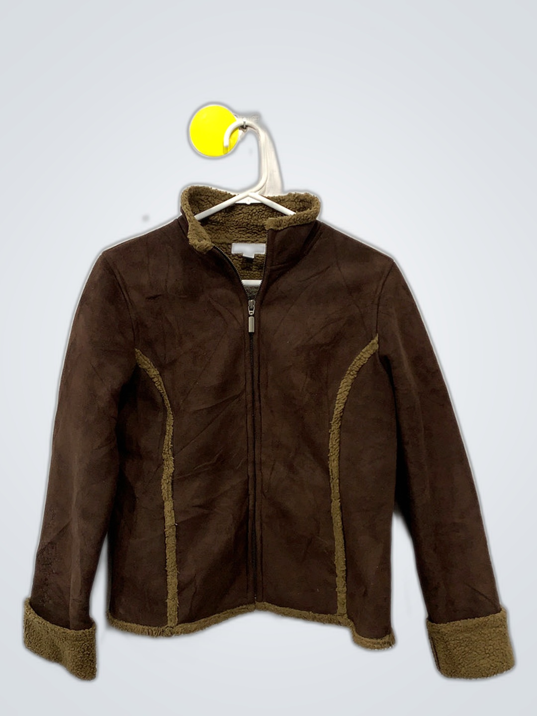 Charter Club Brown Fleece Jacket