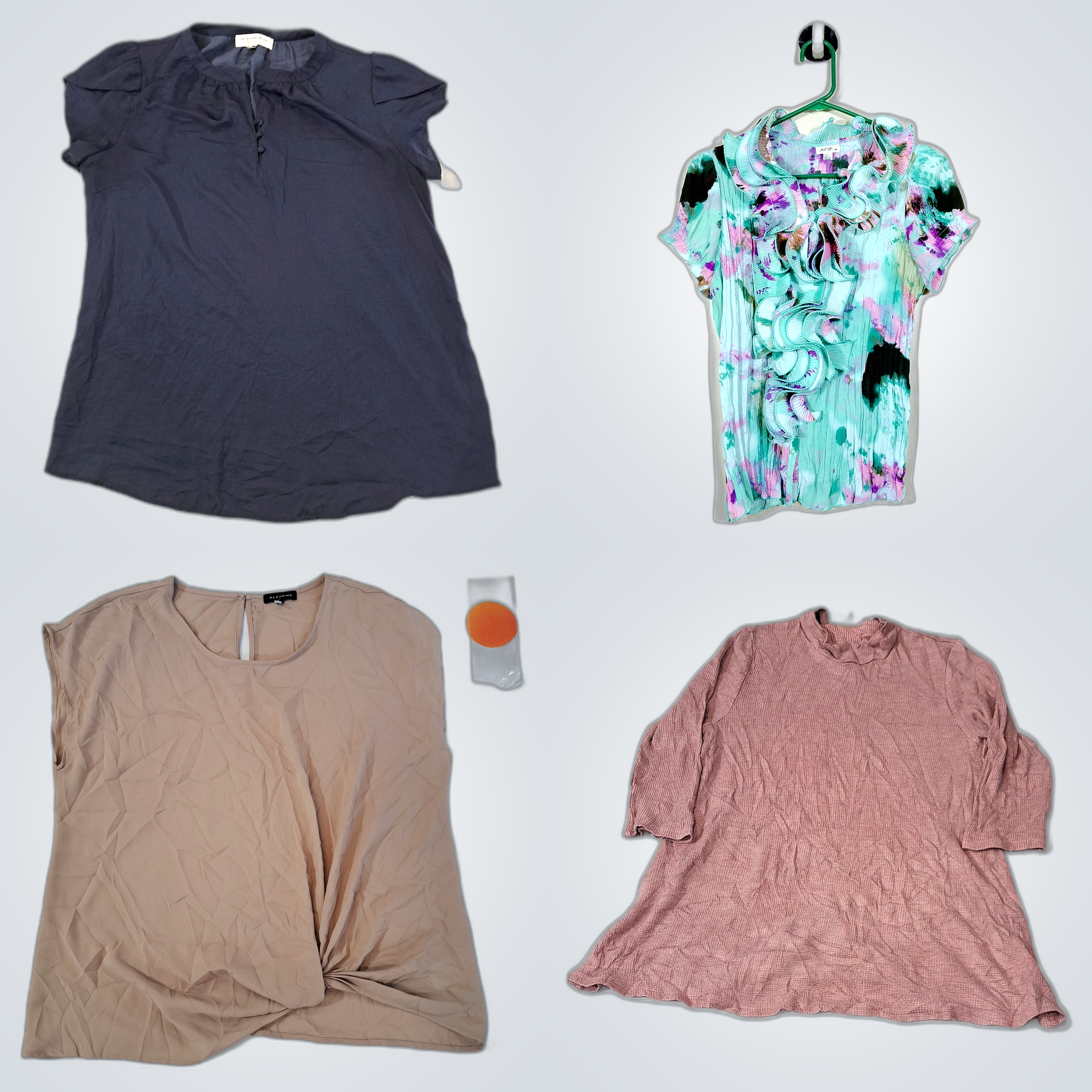 Designer Bundle: ModCloth, Escada, Silk Tops & Blo..