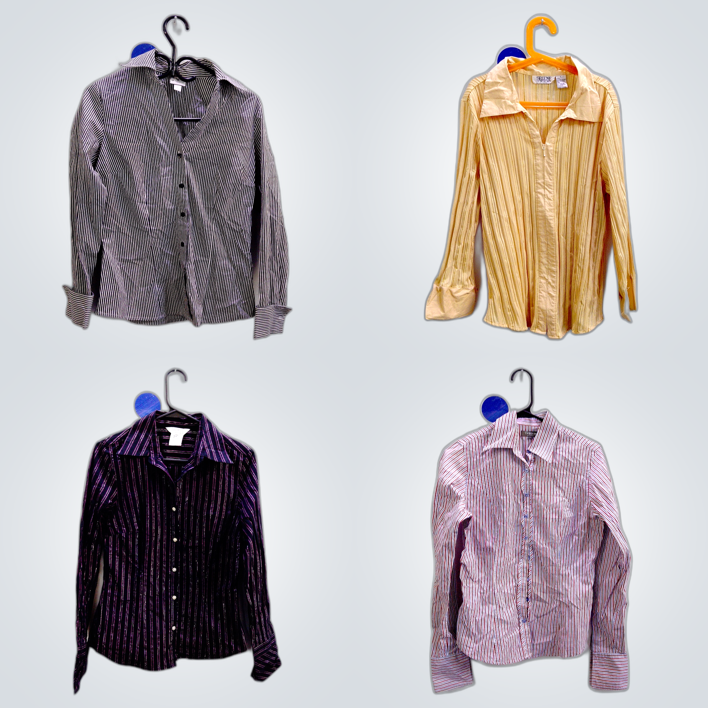 Stripy Knitwear & Shirt Bundle - JCP, Talbots, Rei..