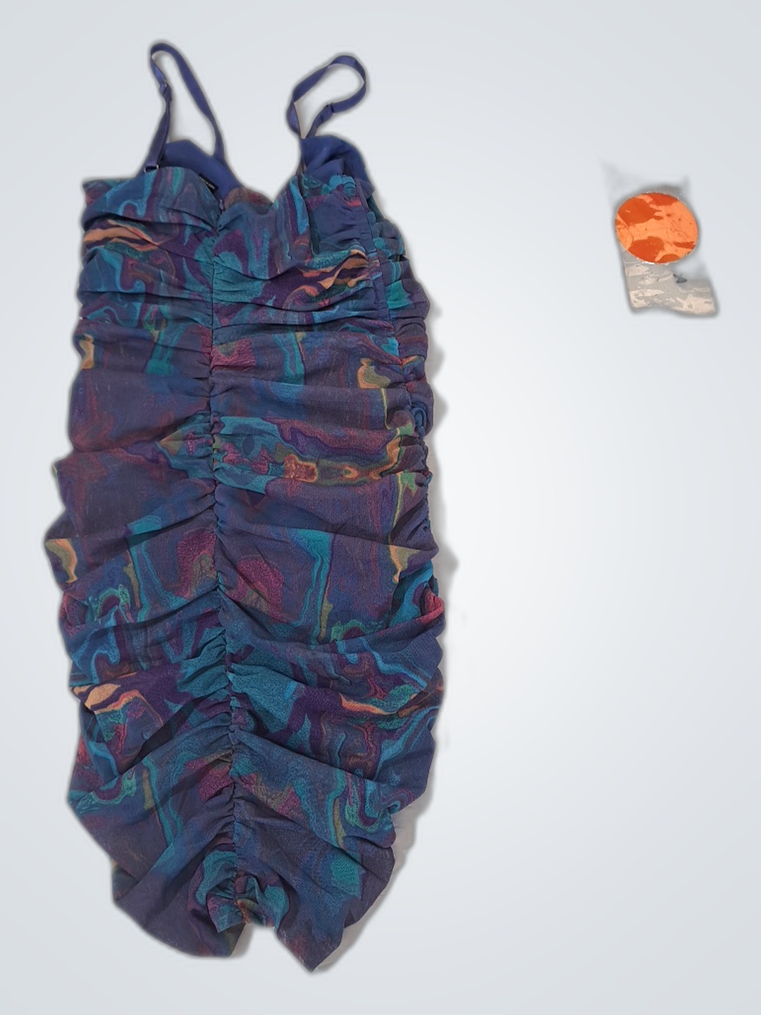 Robe florale à volants