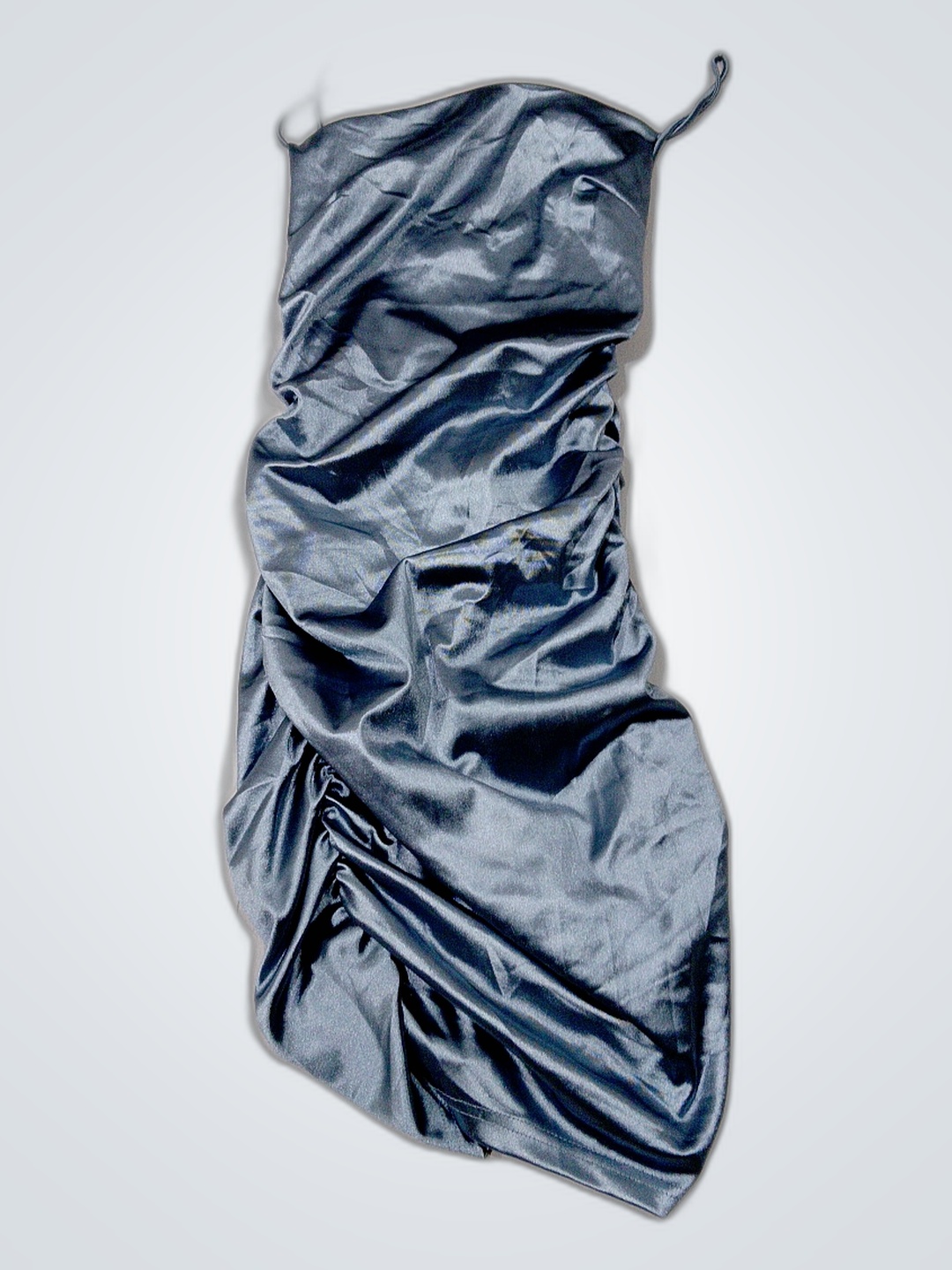 Vestido de Seda Azul