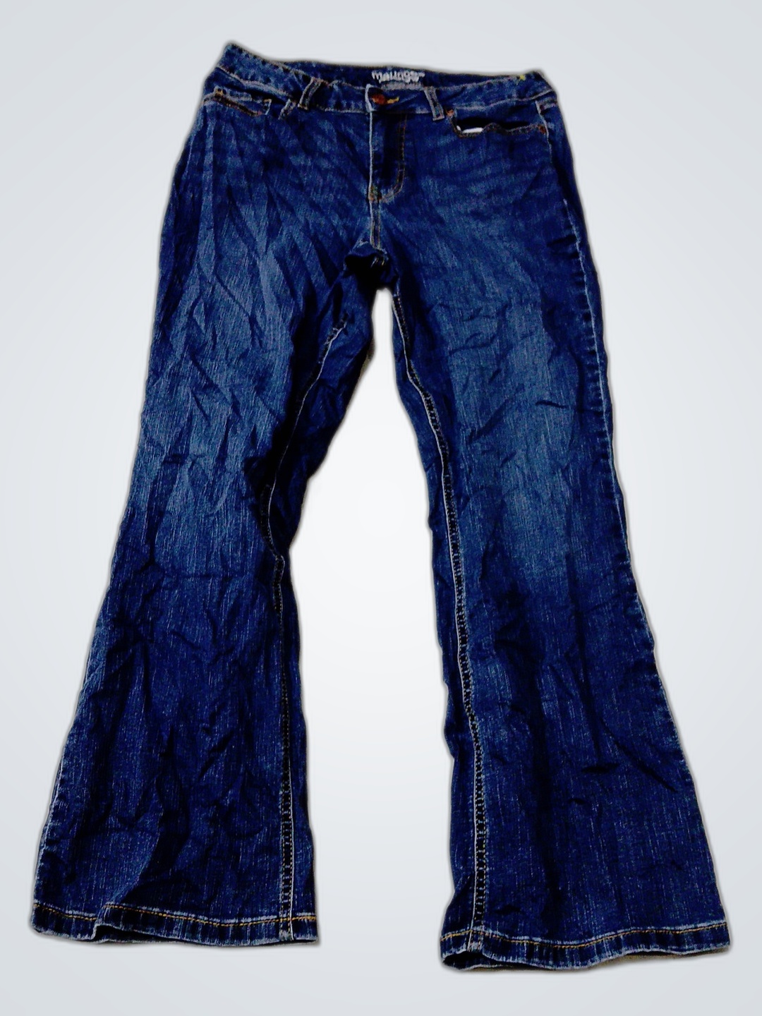 Maurices High Rise Curvy Flared Jeans