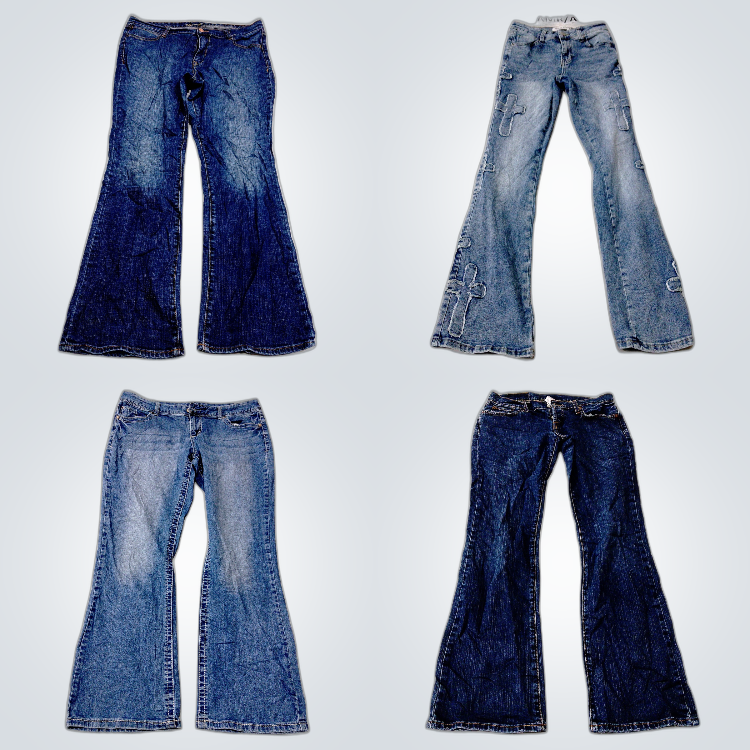 Lot de jeans flare et droits - Old Navy, Maurices,..