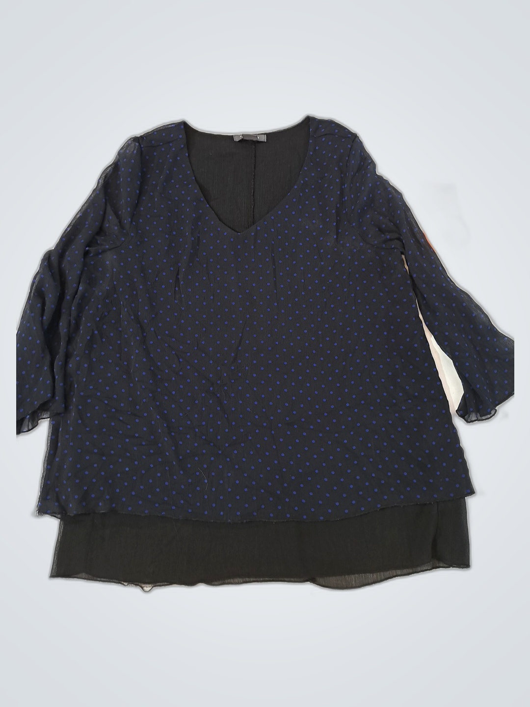 Blusa a pois blu Suzy Shier