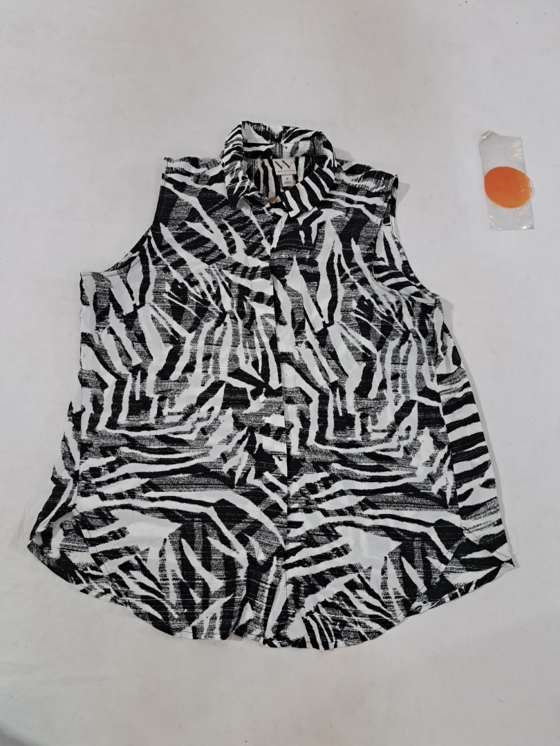 Worthington bedruckte ärmellose Bluse