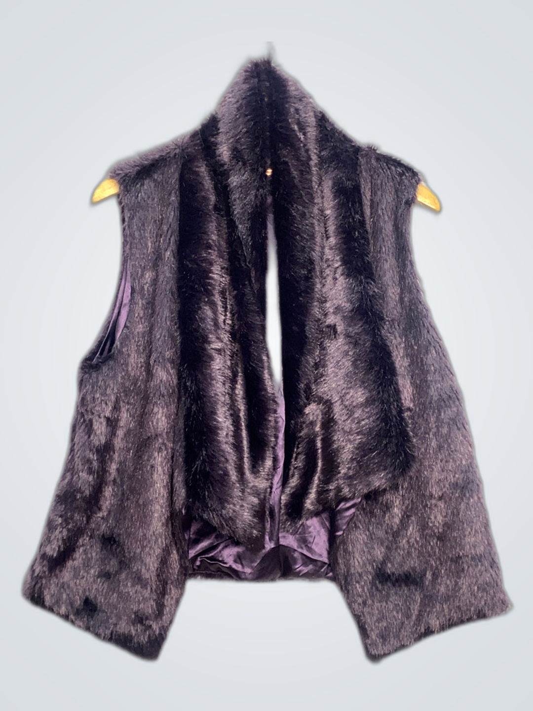 Steve Madden Purple Fur Vest