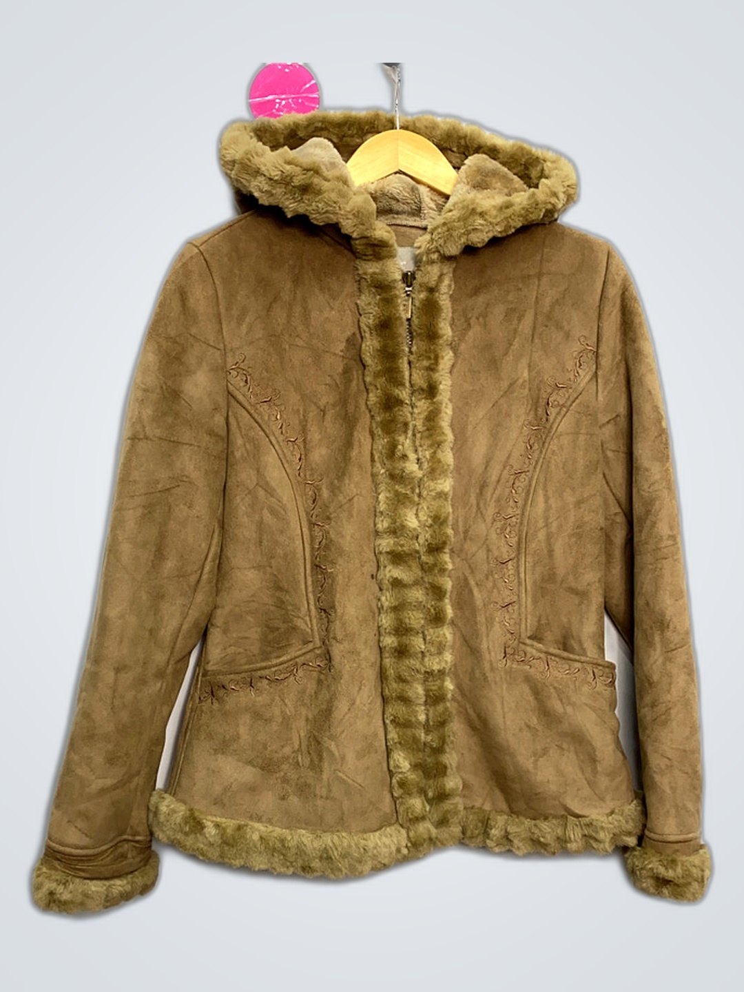 Veste à capuche en daim Croft & Barrow