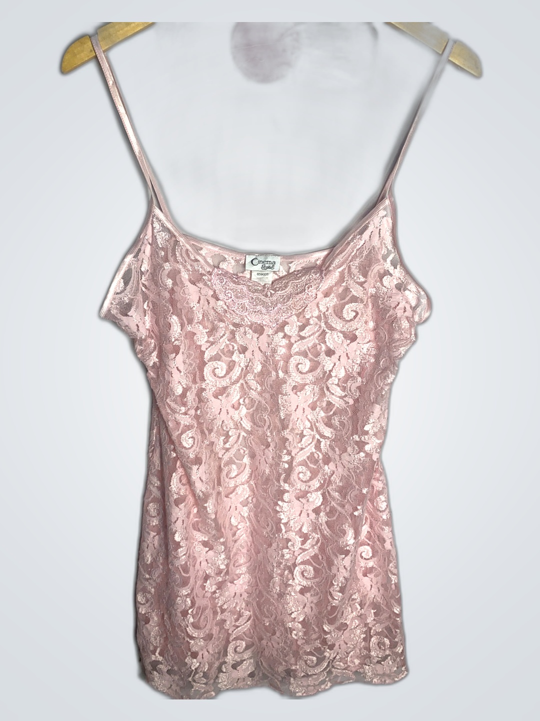 Rosa Spitzen-Camisole