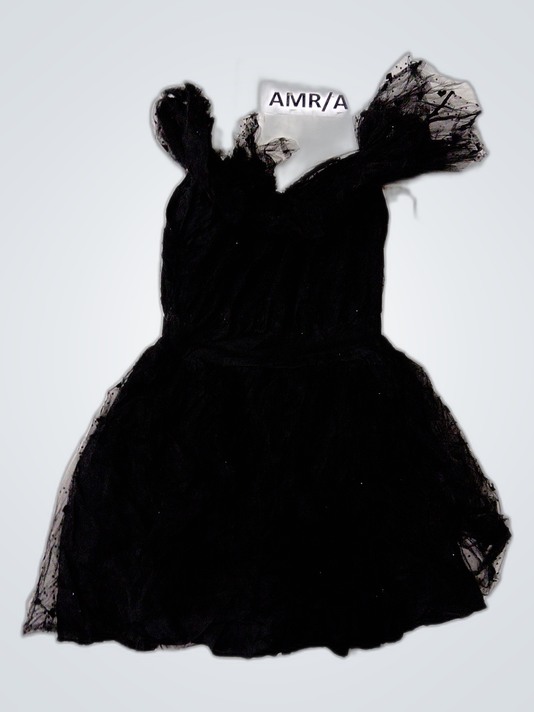 Schwarzes Tüllkleid