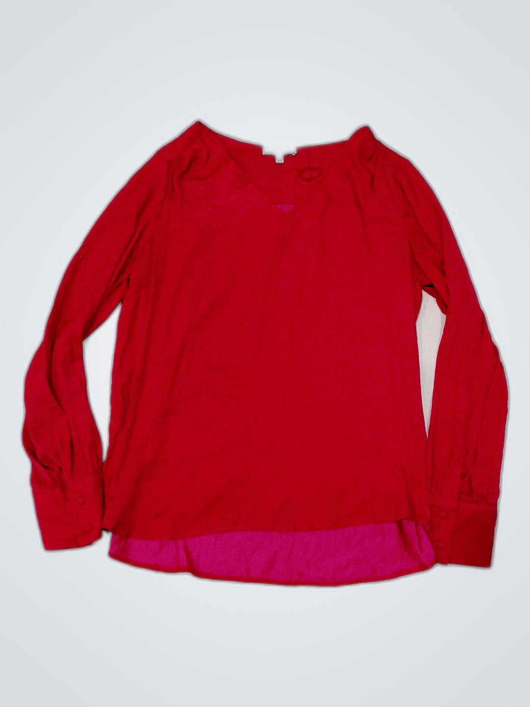 Maison d'Anglic Rote Langarmbluse