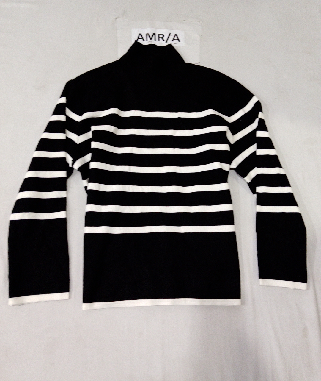 H&M Gestreifter Rollkragenpullover