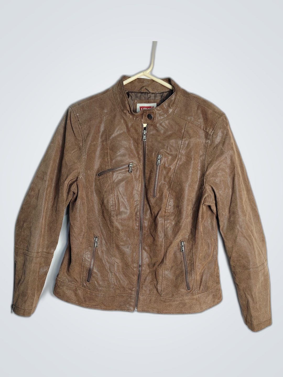 Veste en cuir marron Levi's