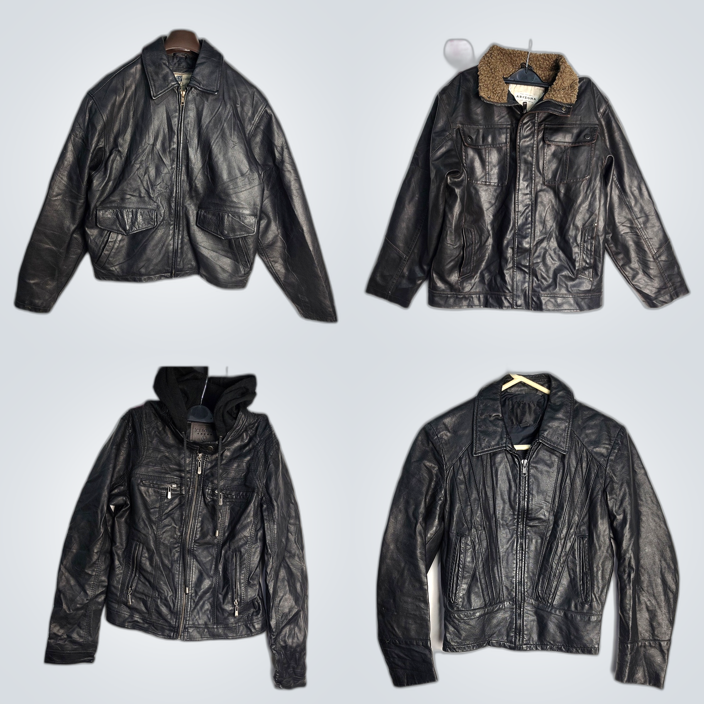 Leather & Denim Jacket Bundle - Tribal, MRC, GAP, ..