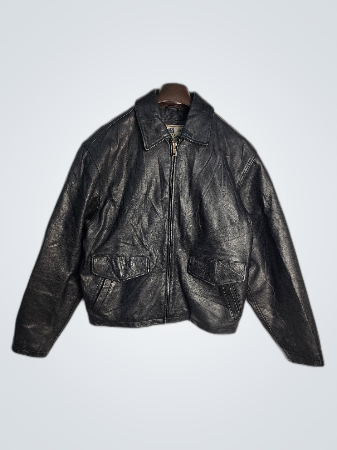 Veste en cuir véritable GAP