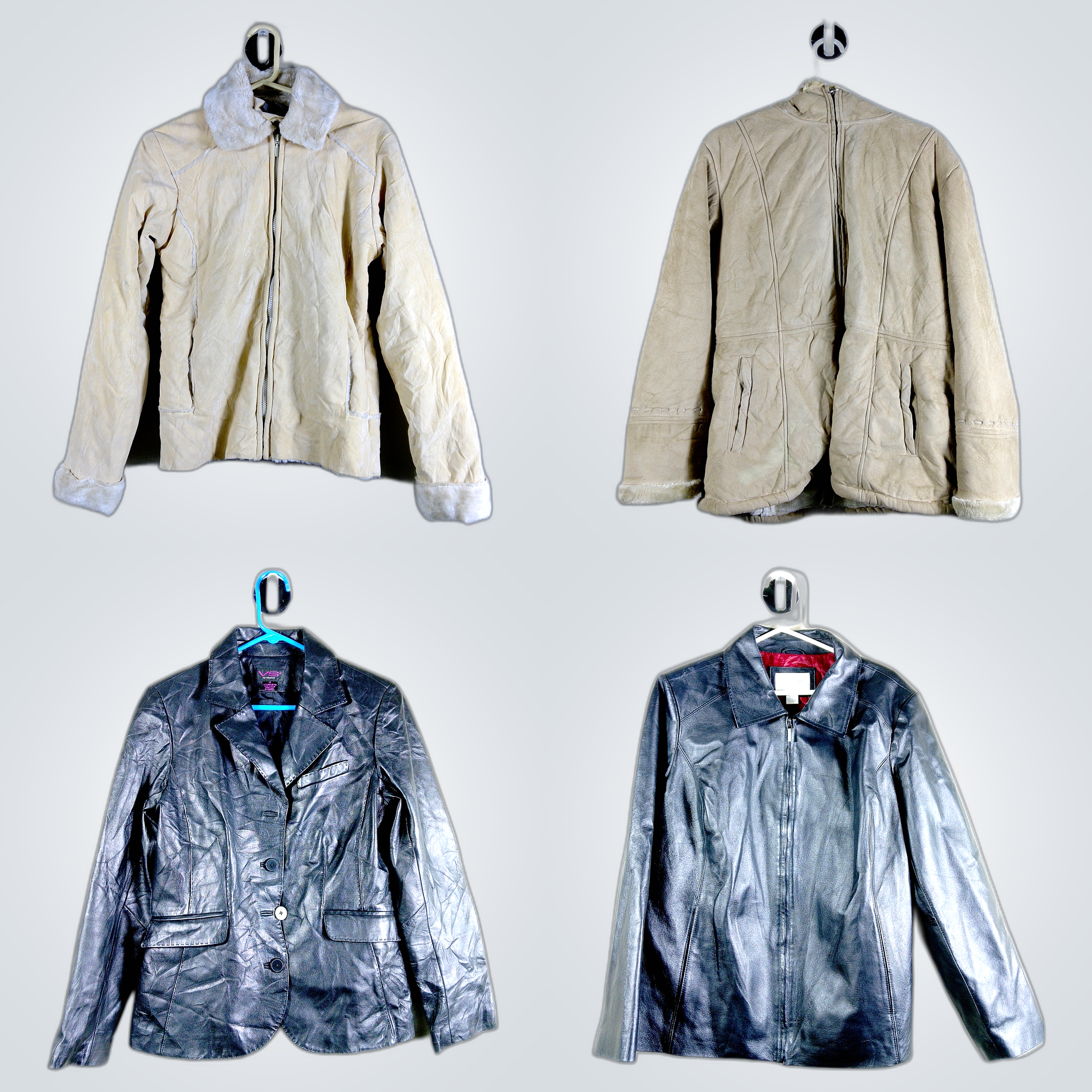 Ensemble de vestes en cuir : Casual Corner, Dialog..