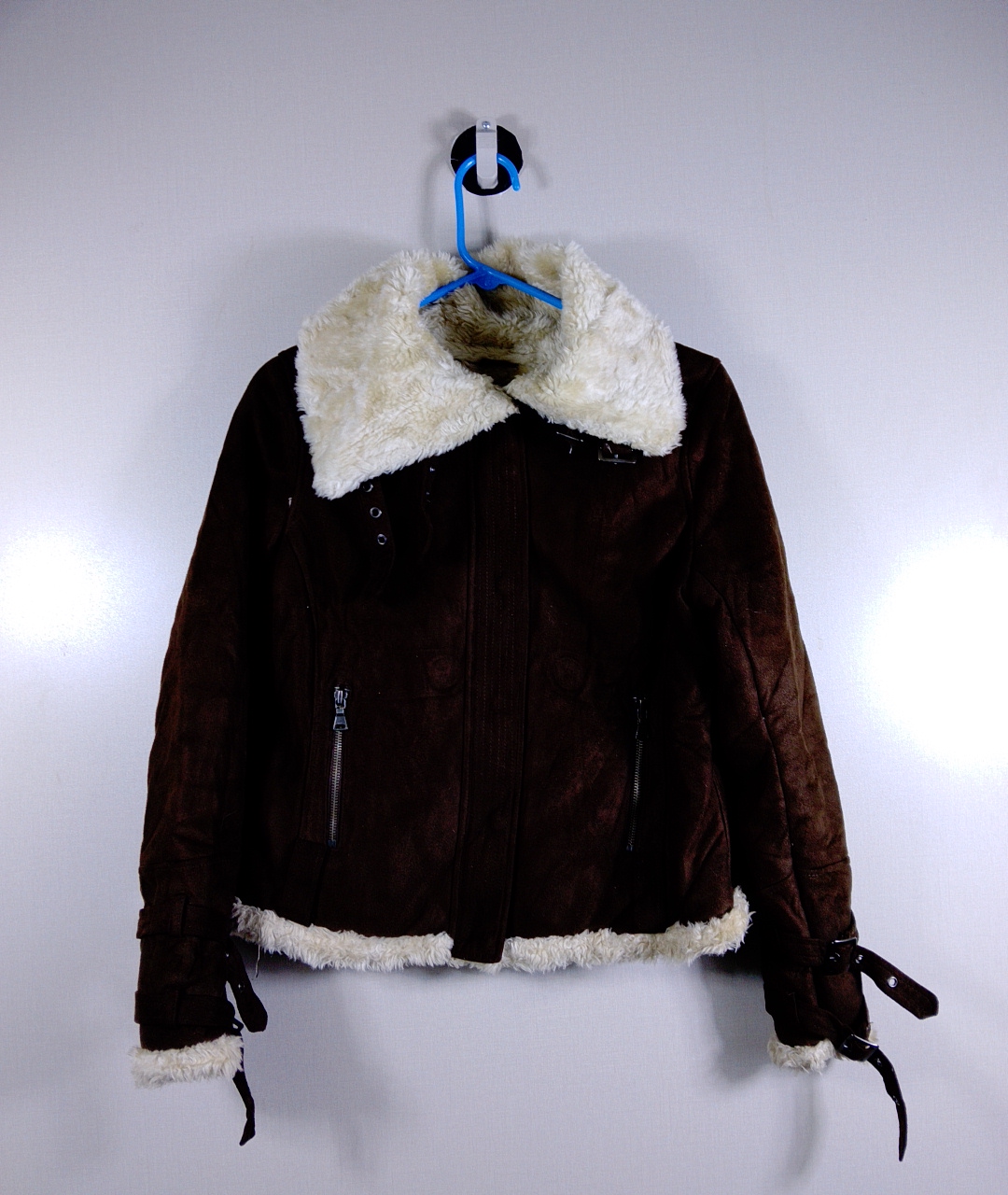 Brown Faux Fur Jacket