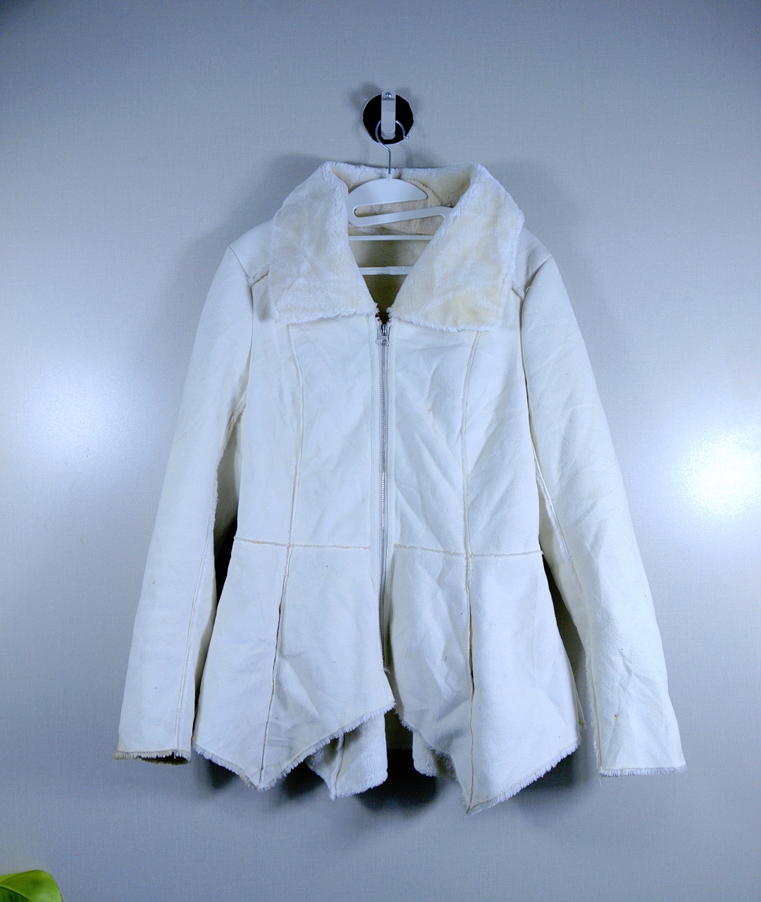 White Burberry Coat