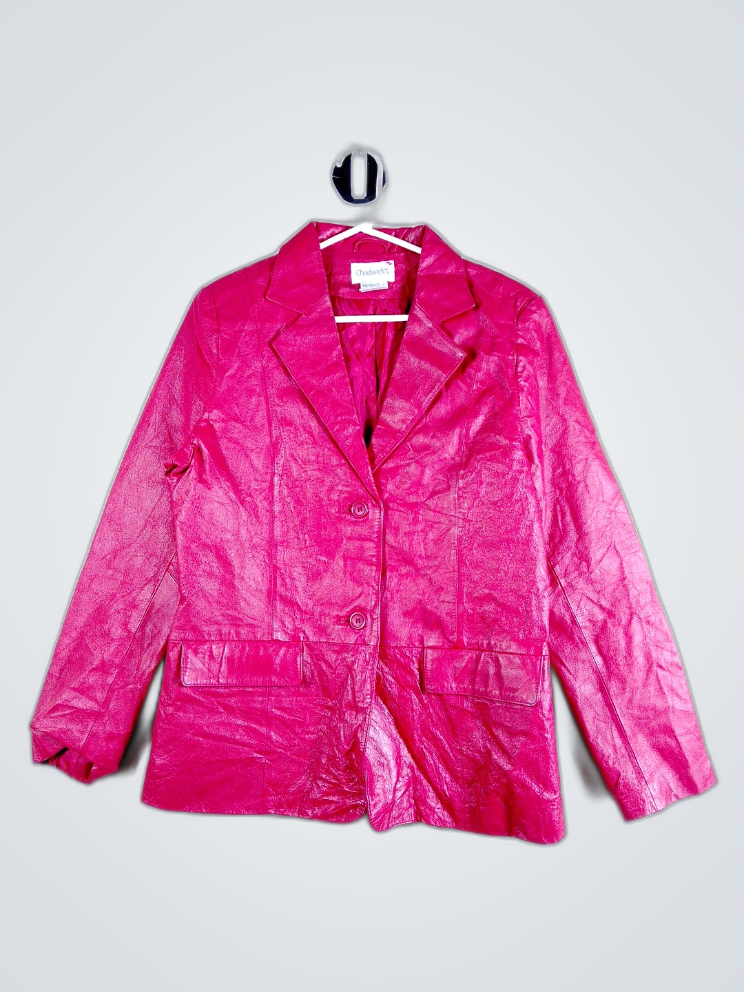 Veste en cuir rose de Chadwick
