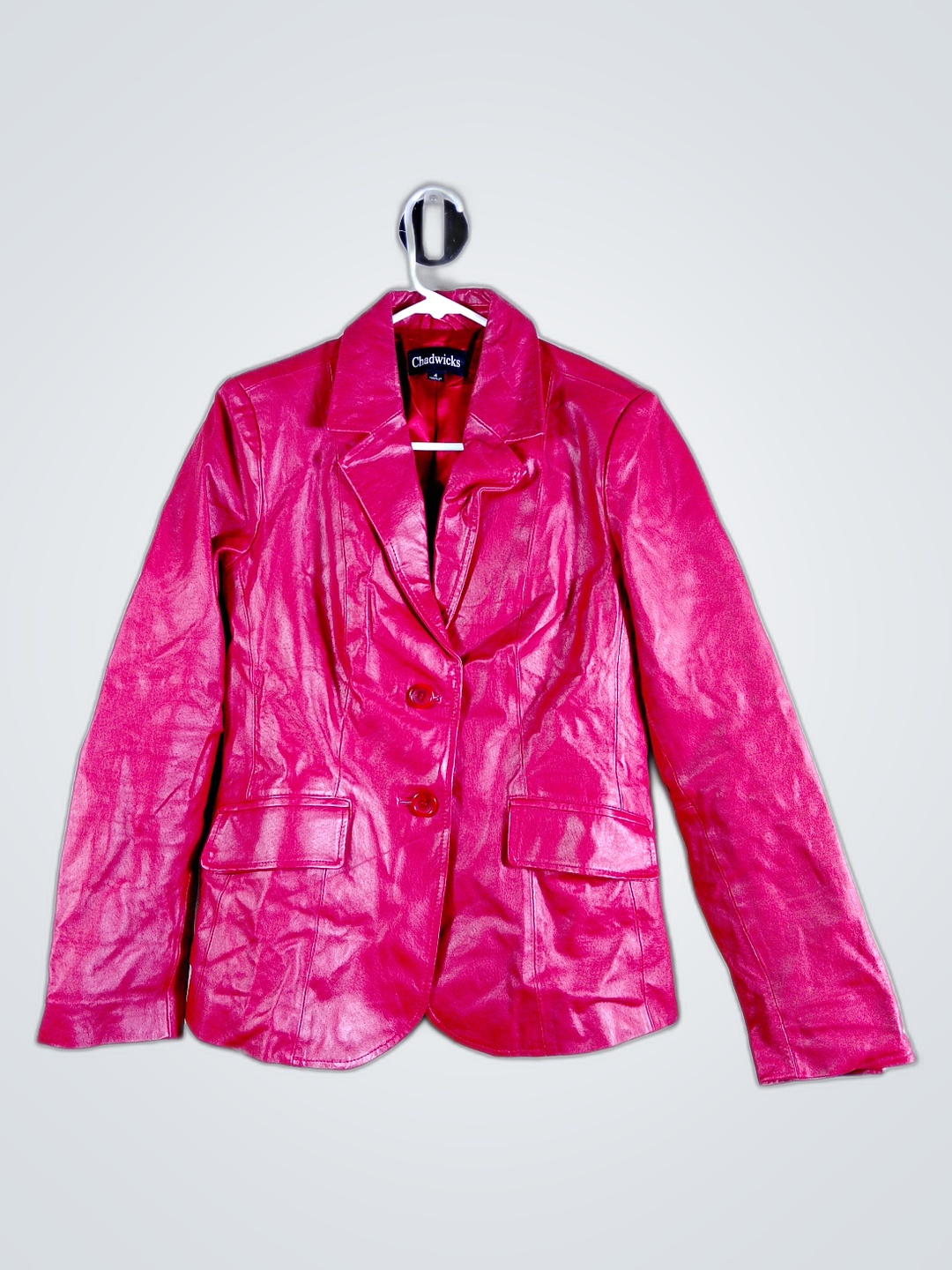 Chadwicks Pink Leather Jacket