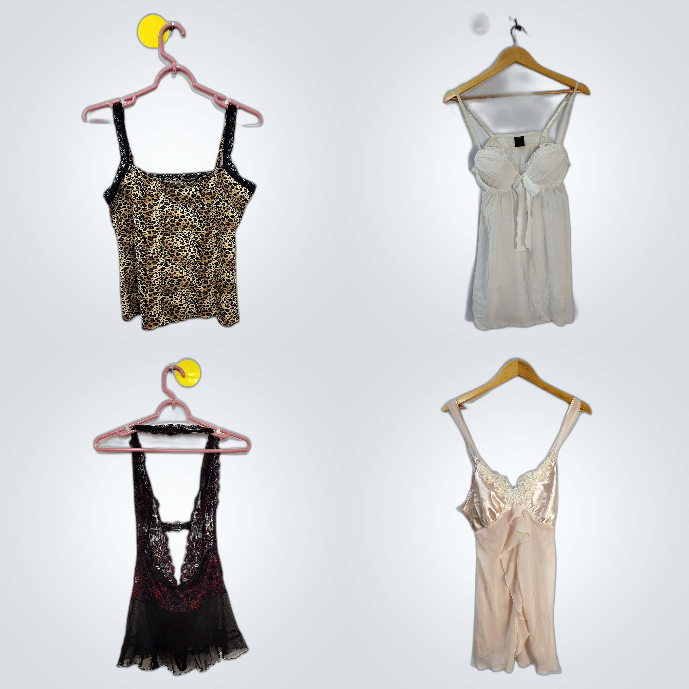 Spitzenbesetztes Trägertop