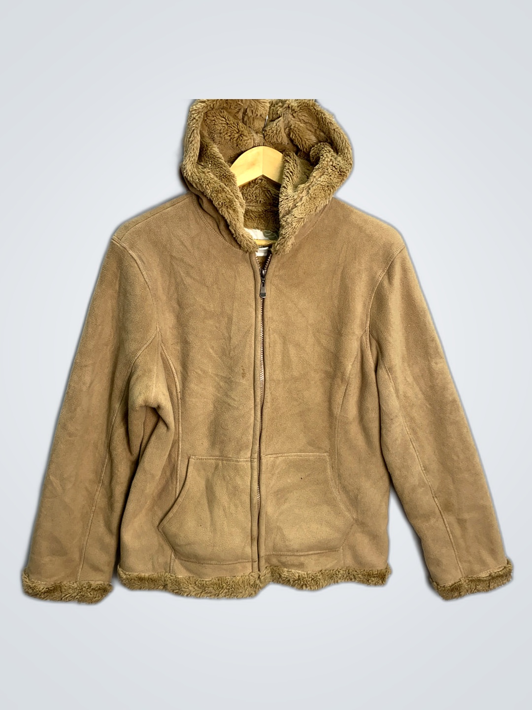 veste en thé vert doublée Sherpa