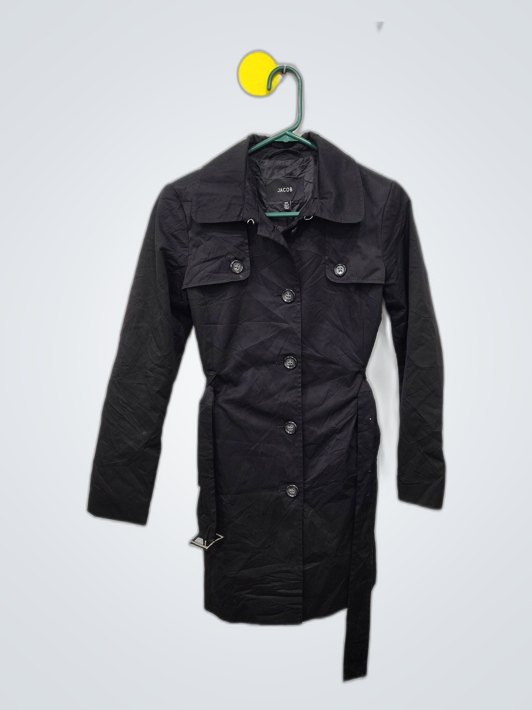 Manteau long noir Jacob
