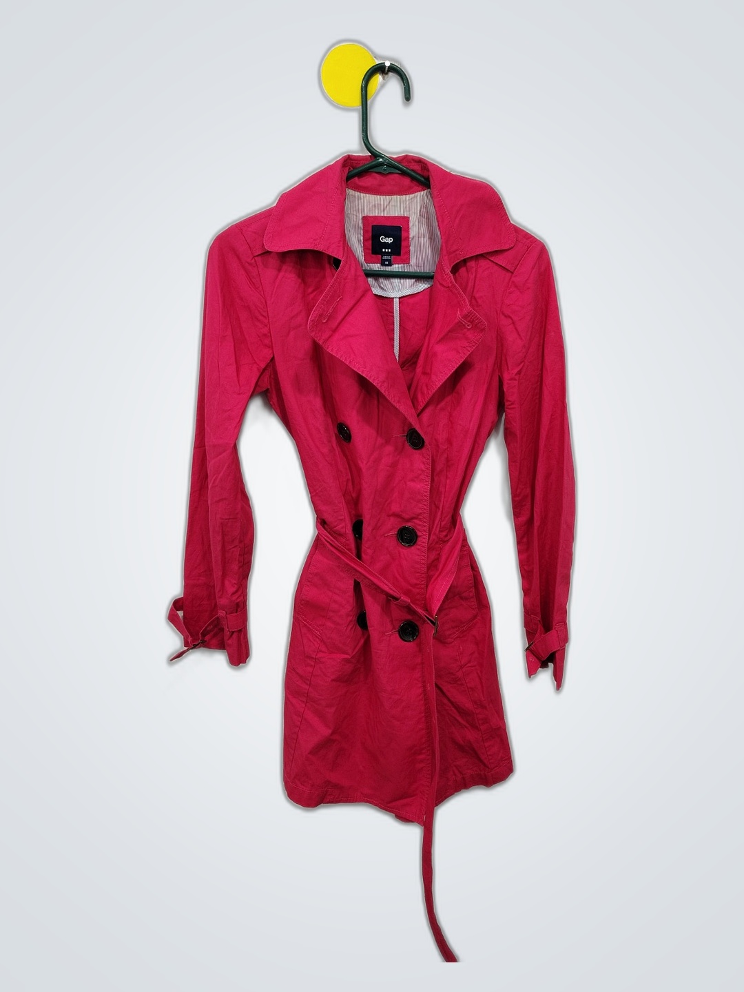 Gap Pink Trench Coat