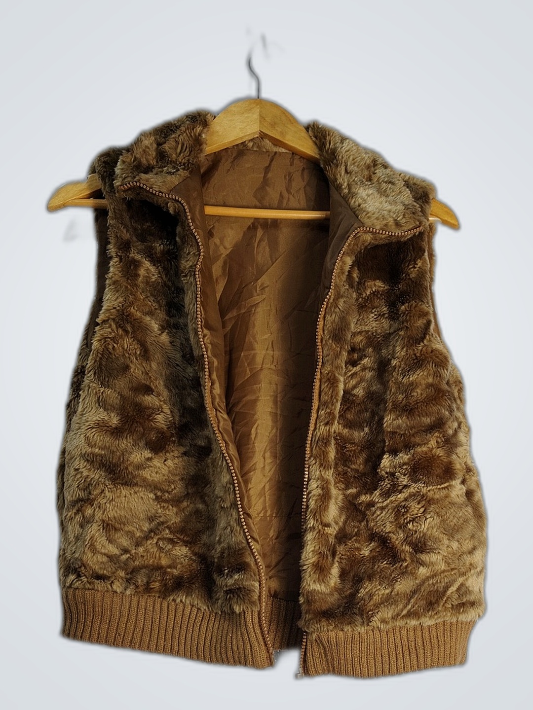 Brown Fur Vest