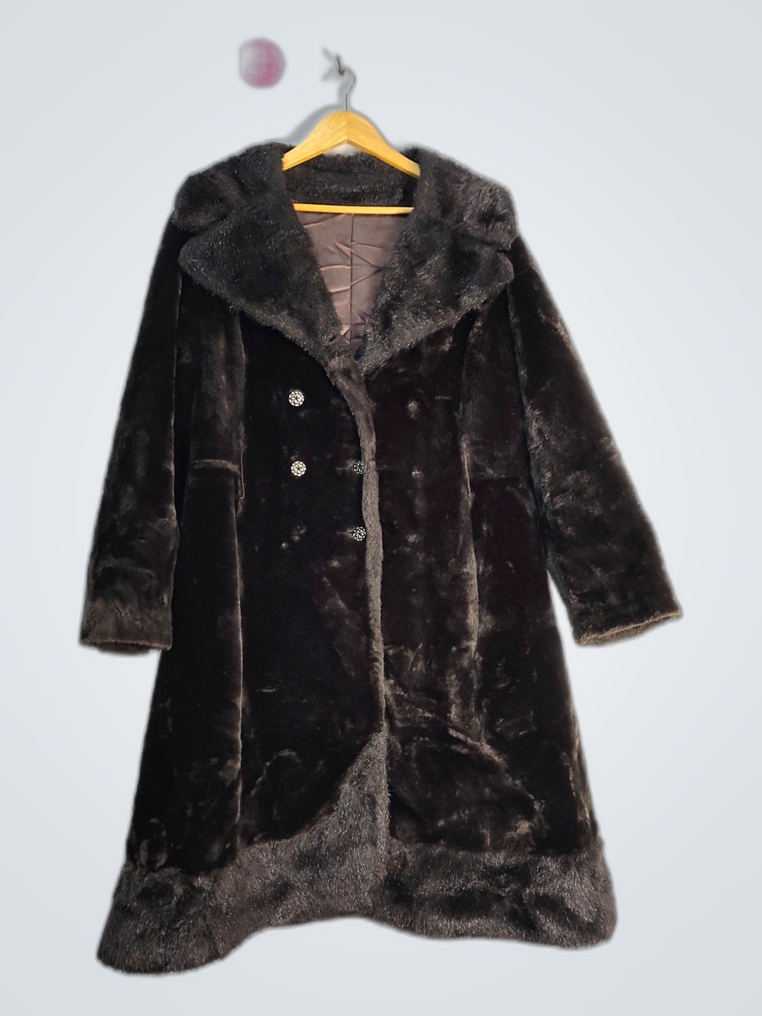 Long Black Fur Coat