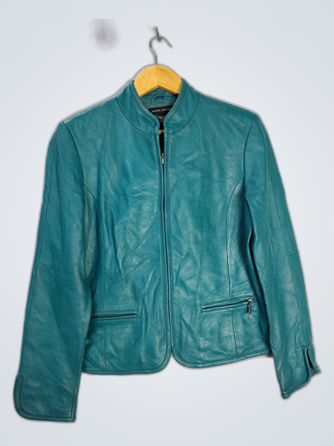 Veste en cuir Valerie Stevens