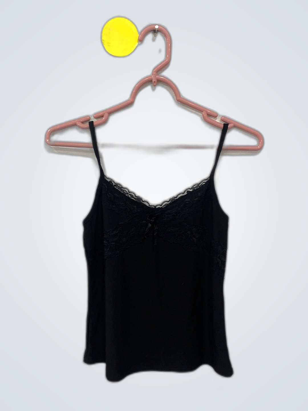 Black Lace Trim Camisole