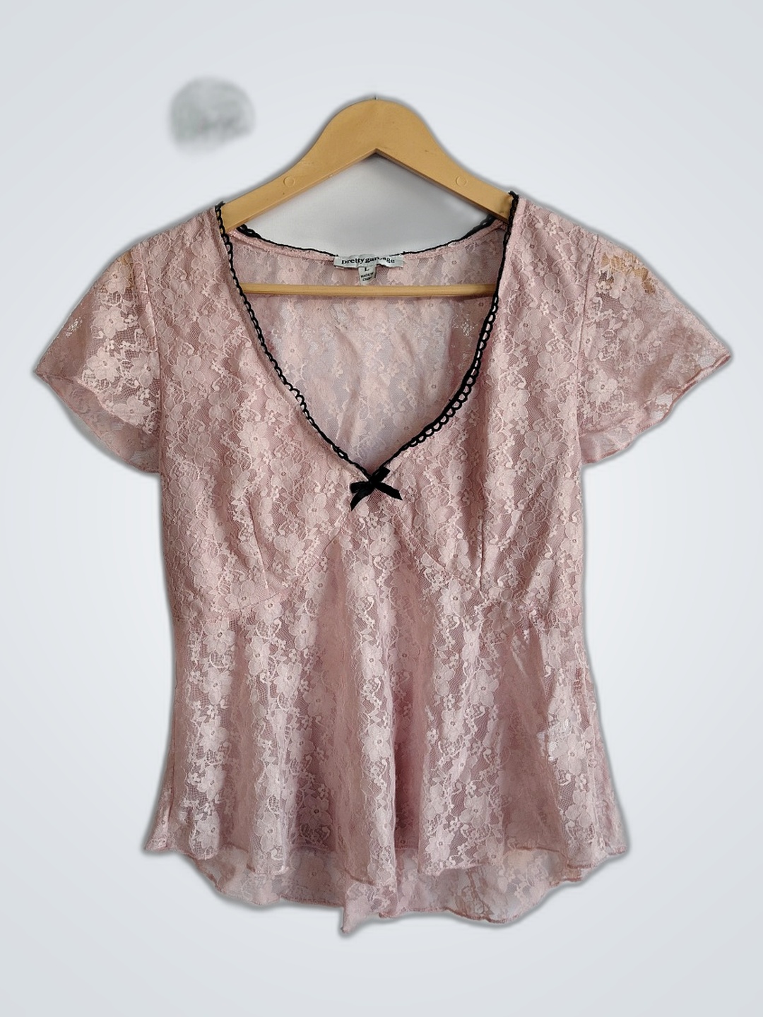 Pink Lace Top