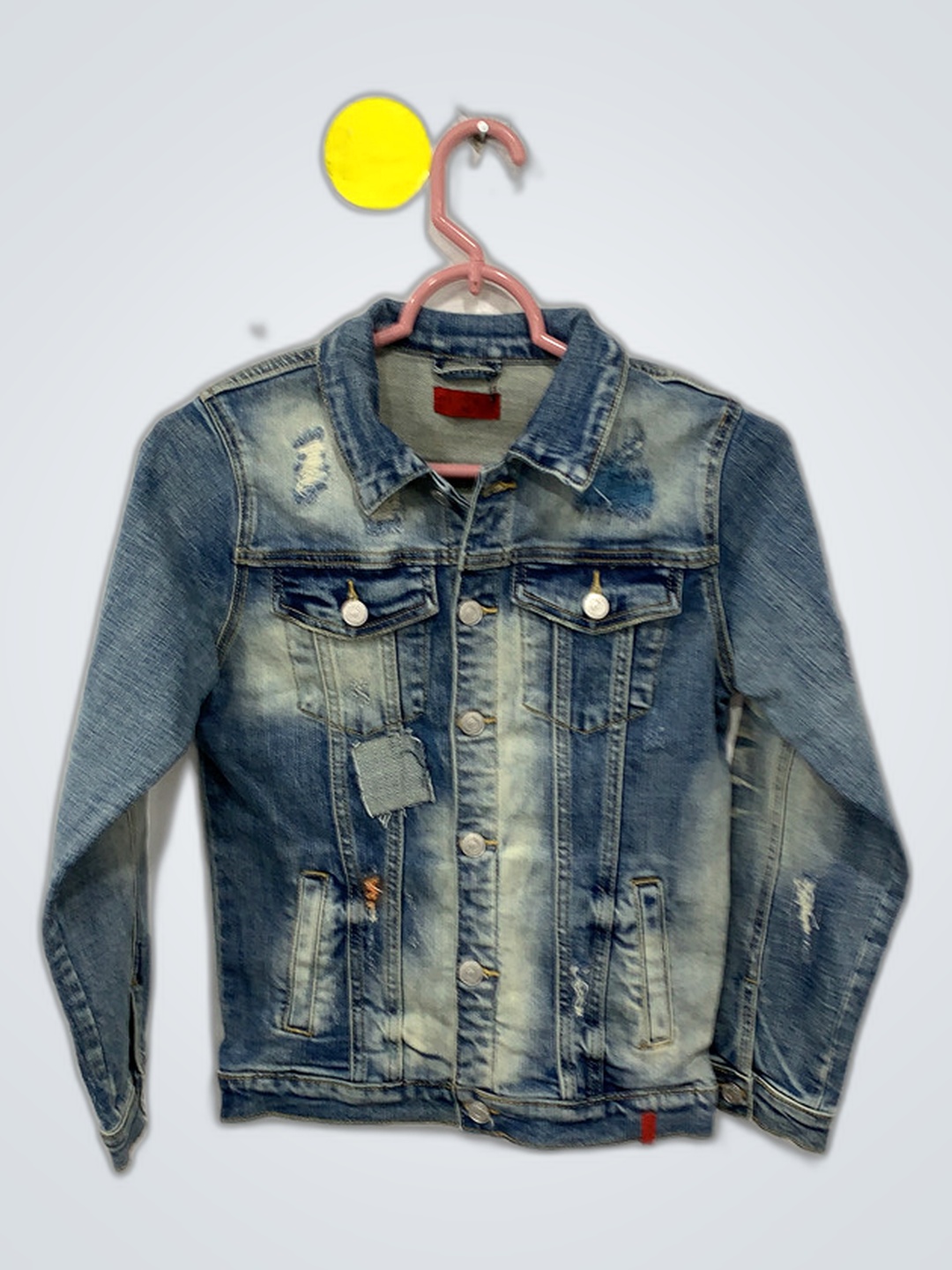 Giacca di Jeans Strappati