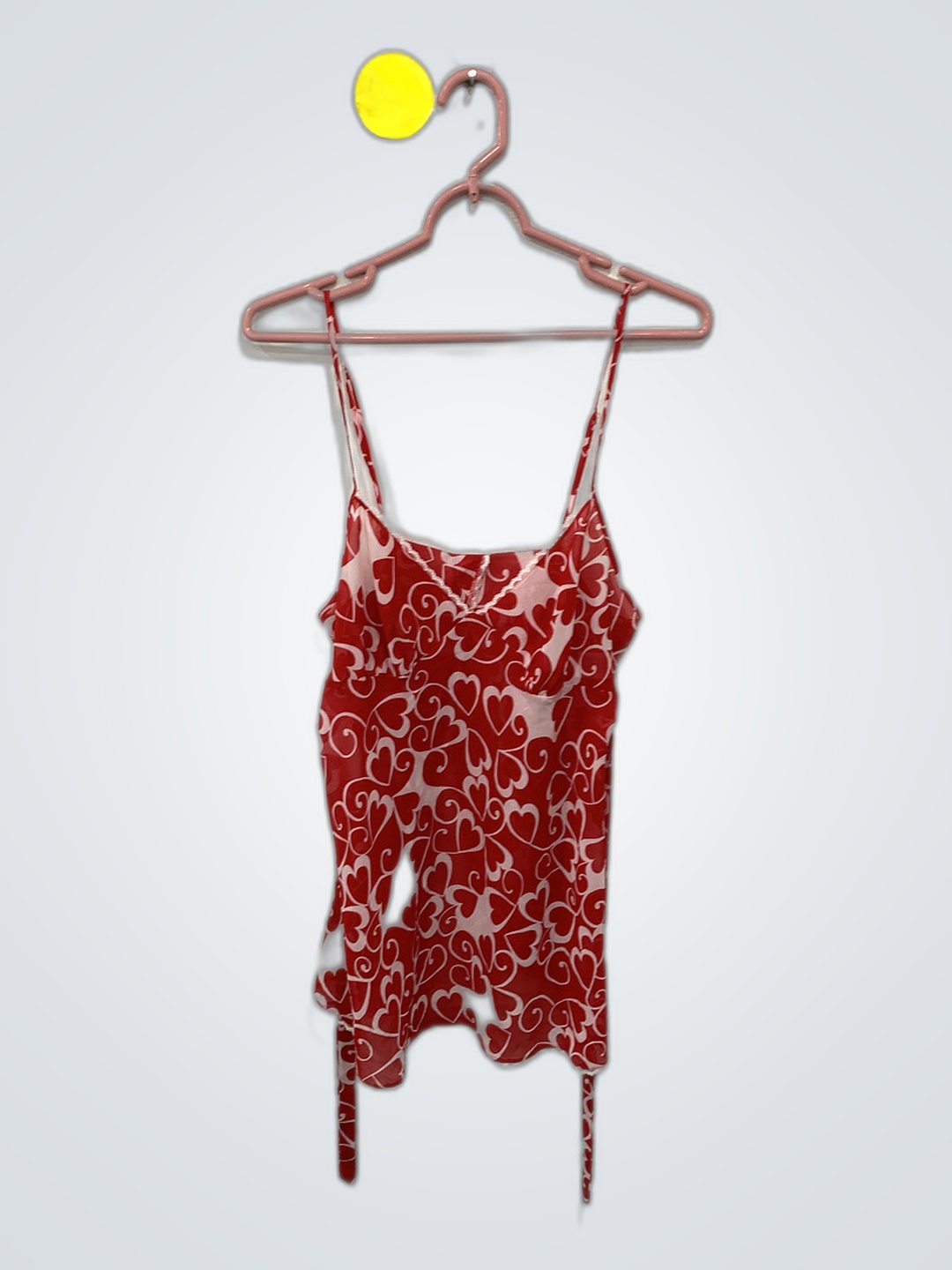 Red Printed Camisole Top