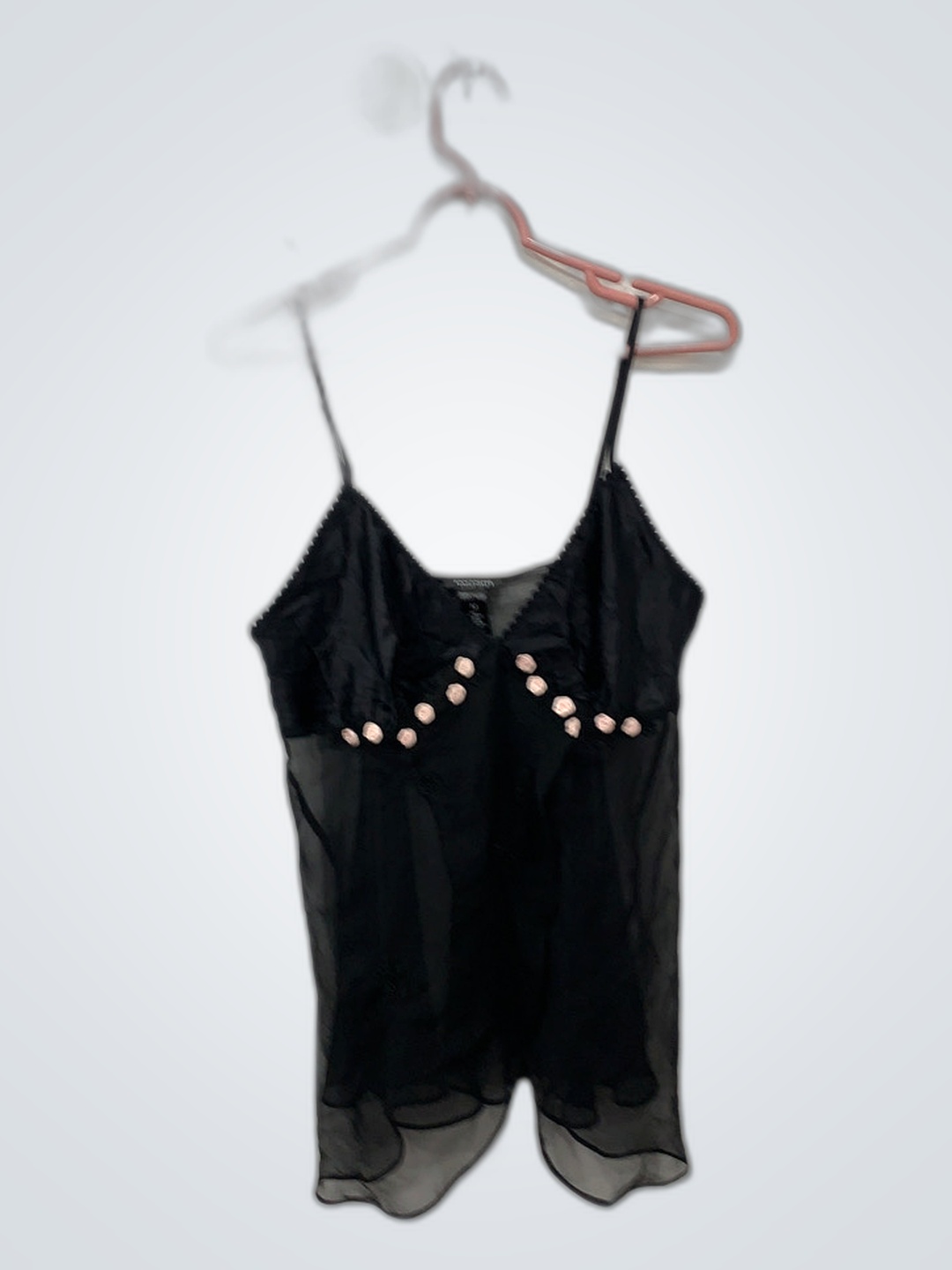 Camisola com Renda Preta Morgan Taylor