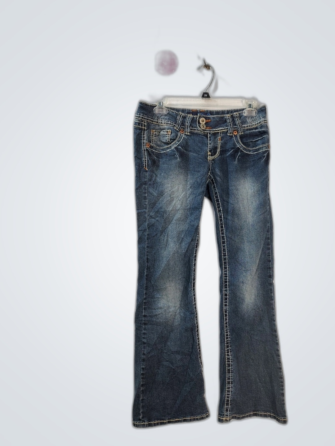 Jeans Bootcut de Cintura Baja Angels