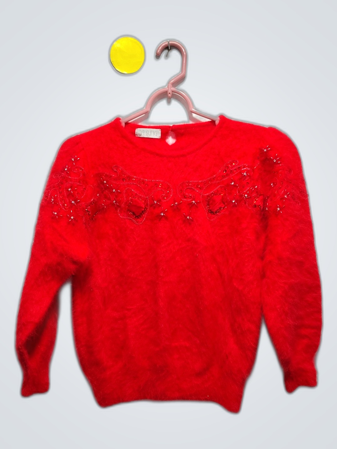 Suéter Rojo Embellecido