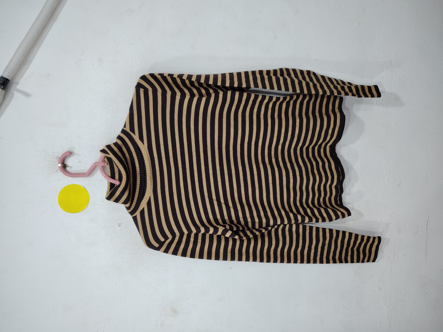 エリック・スチュワート ストライプ タートルネック セーター