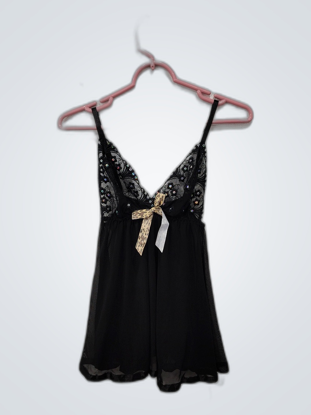 ブラックレースシミーズ