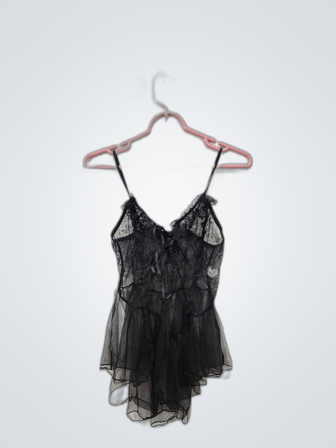 Unbranded Black Lace Camisole Top
