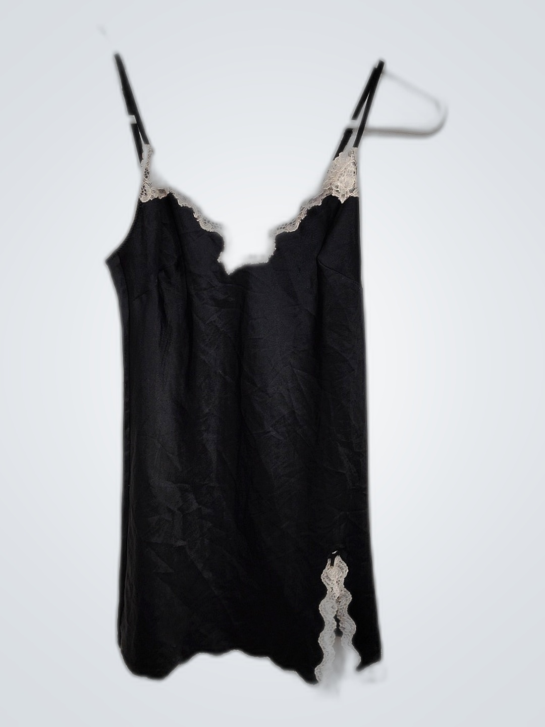 「Victoria's Secret Black Lace Trim Camisole」
