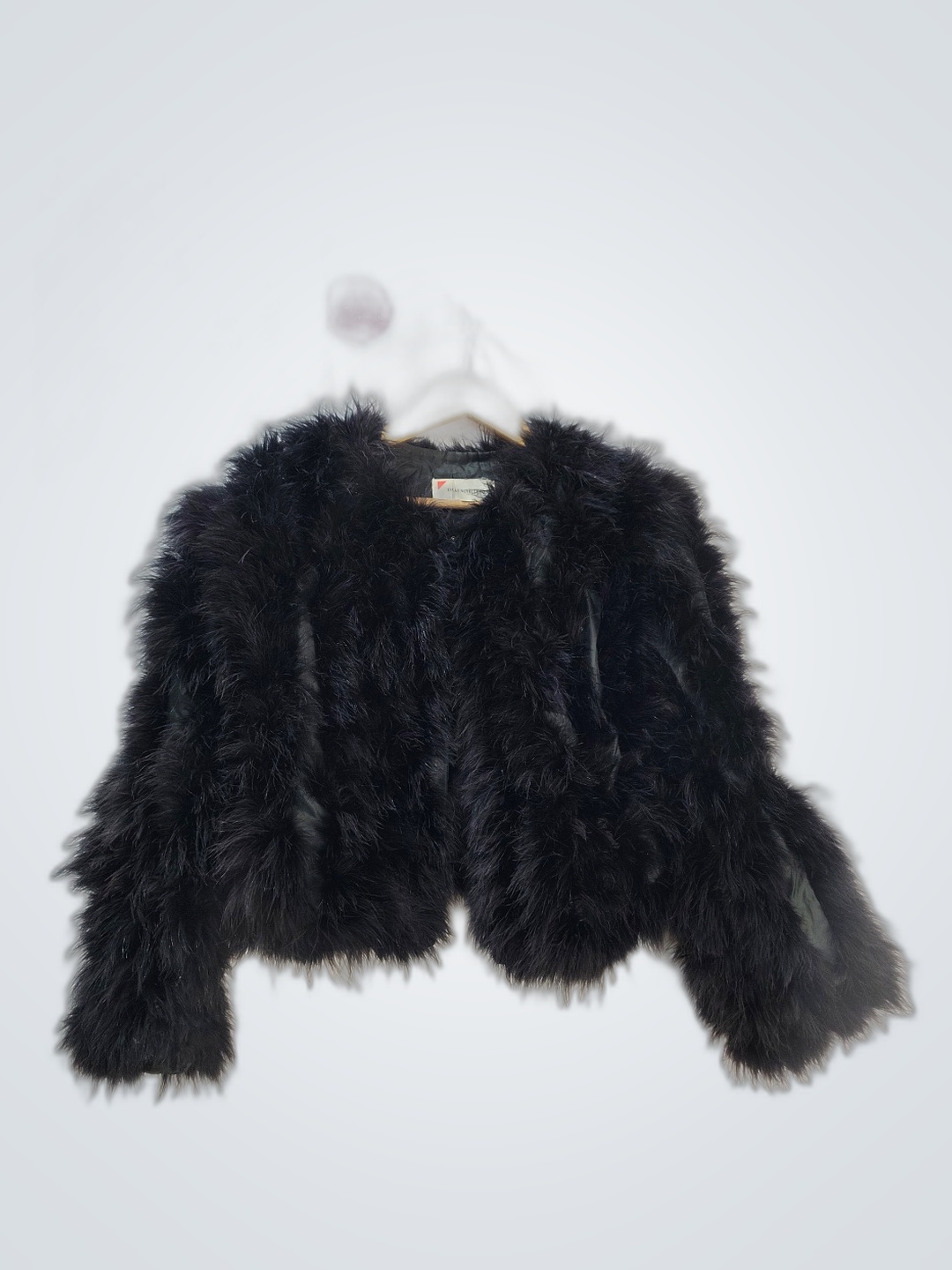 Veste en fourrure noire Eskay Novelty